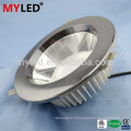 12w led encastré downlight gradable CRI&gt; 80 lentille concave de 120 degrés 4 &quot;, 6&quot;, 8 &quot;disponible